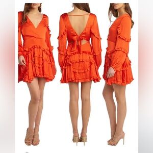 Nala Long Sleeve Minidress
BARDOT
